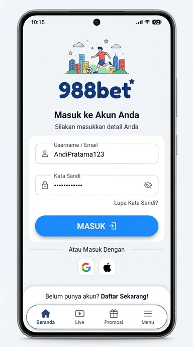 Masuk ke Akun 988bet dengan Mudah dan Cepat
