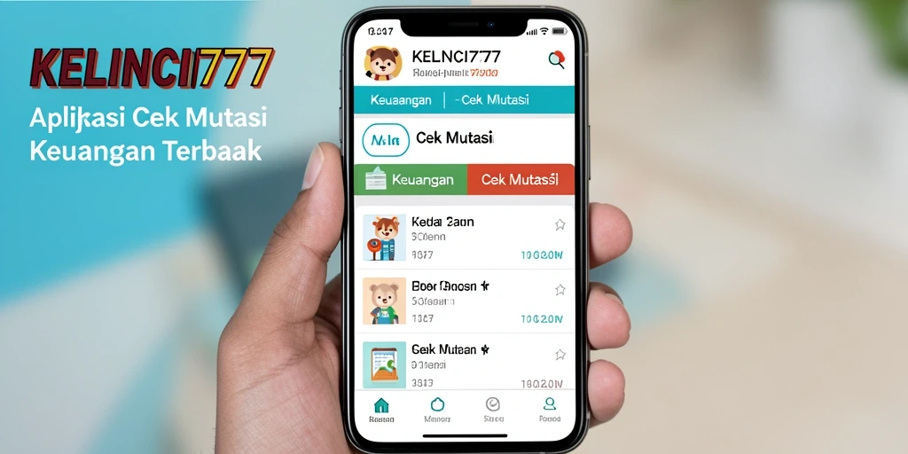 Antarmuka pengguna KELINCI777 yang sederhana dan informatif.