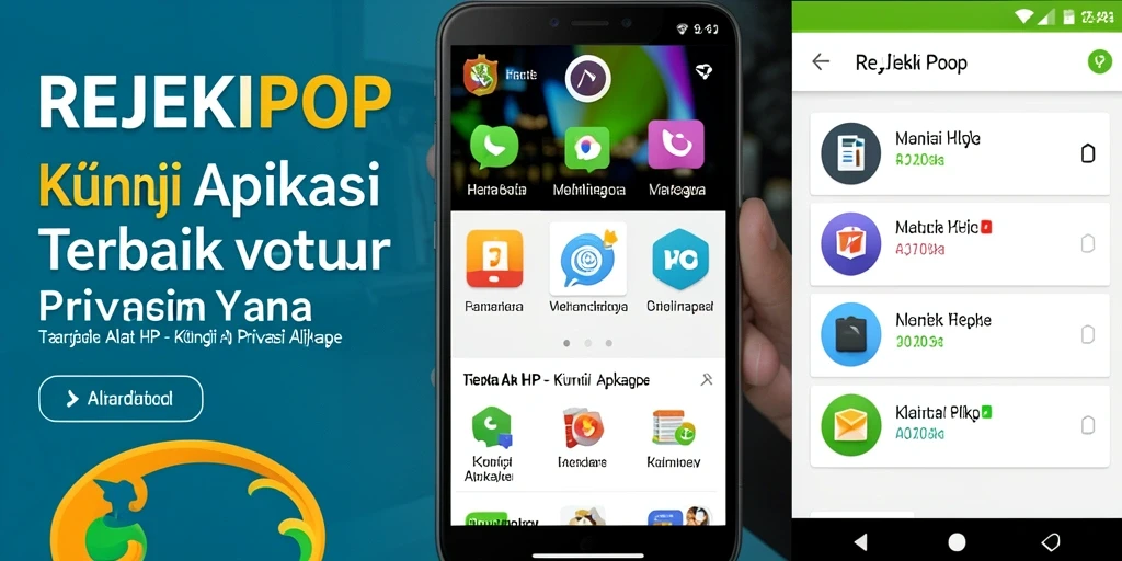 Tampilan antarmuka REJEKIPOP yang sederhana dan menarik.