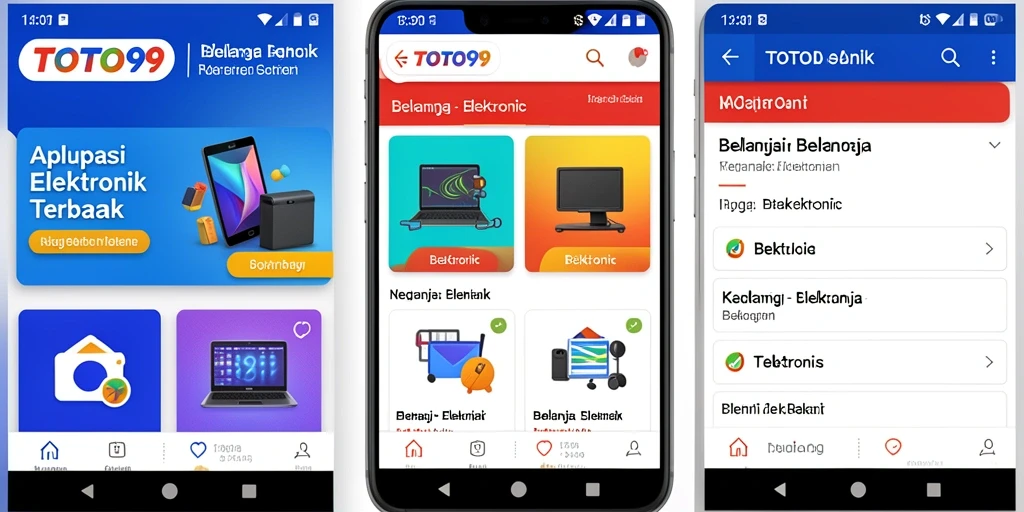 Antarmuka TOTO99 menampilkan berbagai produk elektronik dengan jelas dan informatif.
